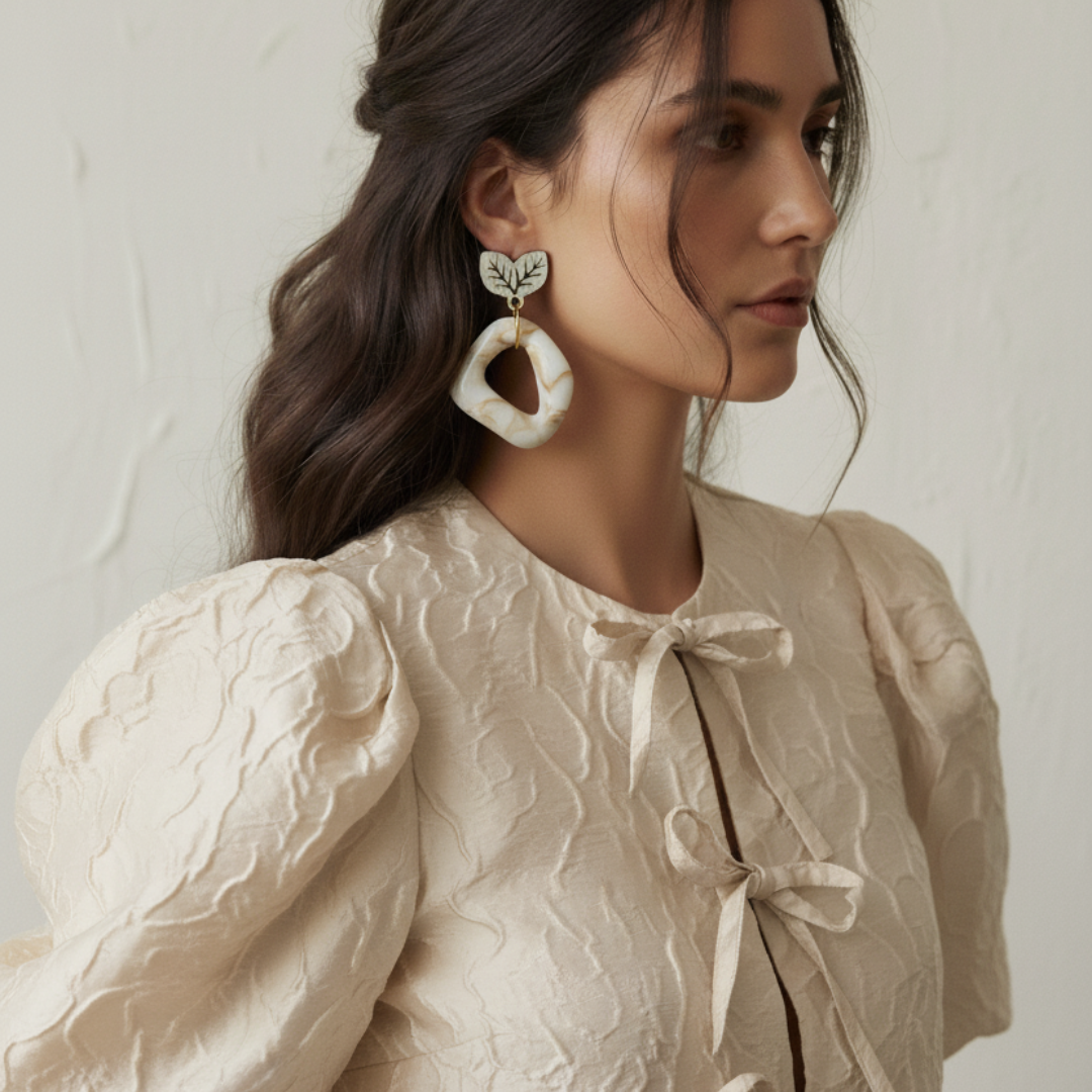 Pendientes Artesanales de madera