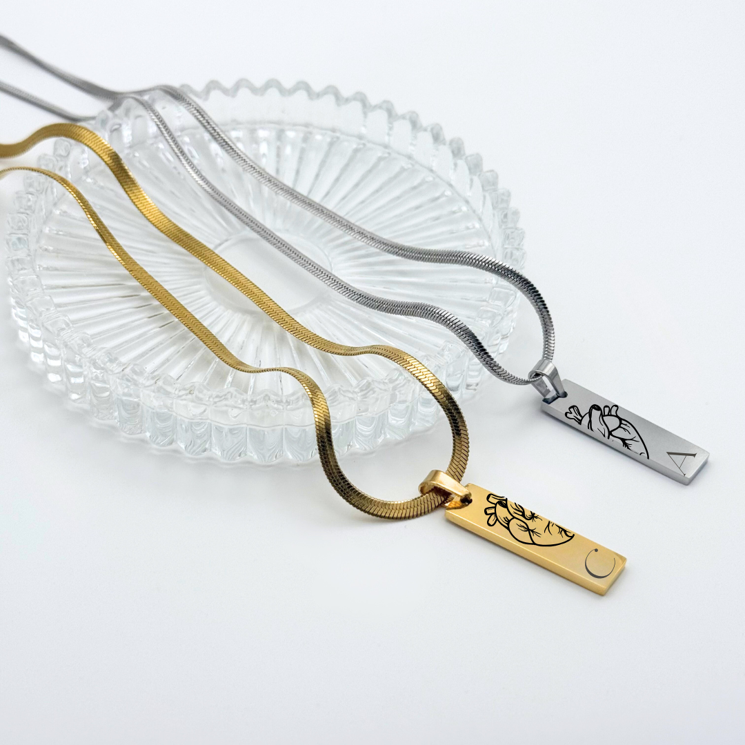 Collar Placa Fina 2x1