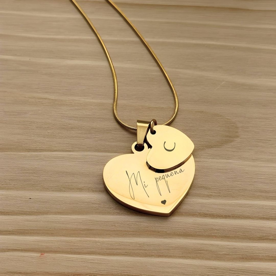 Collar Corazones Personalizados