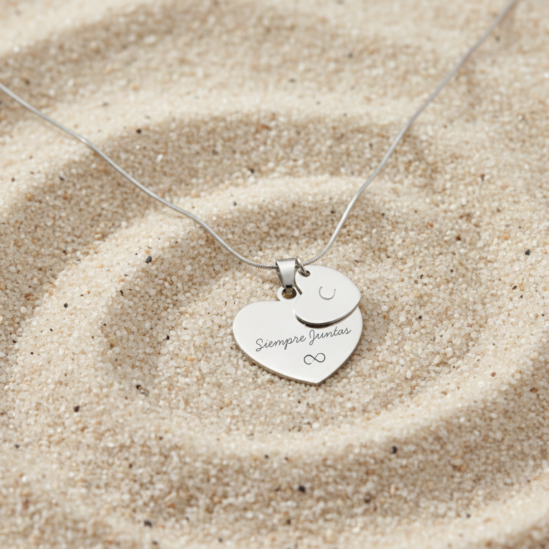 Collar Corazones Personalizados