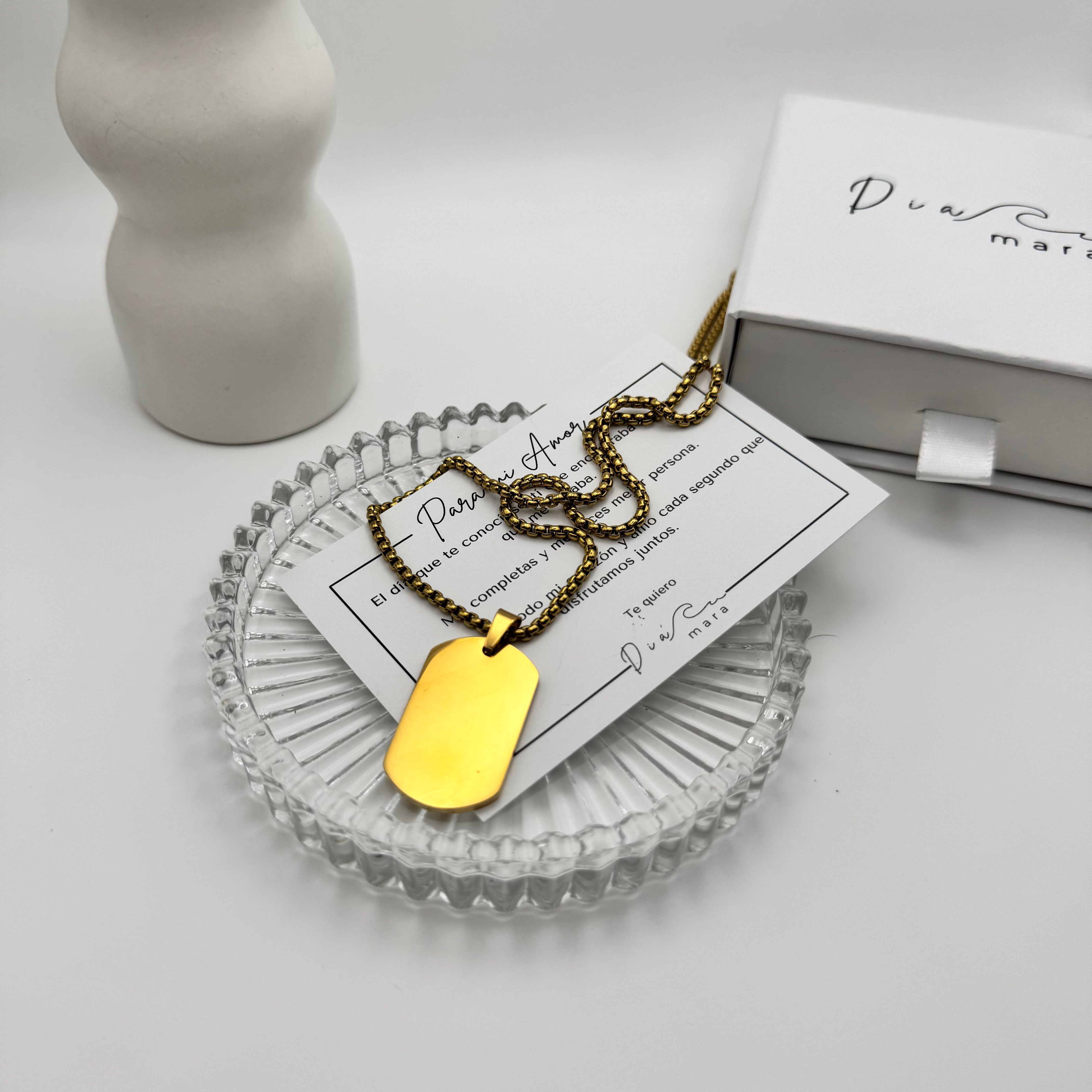 Collar Placa Personalizada