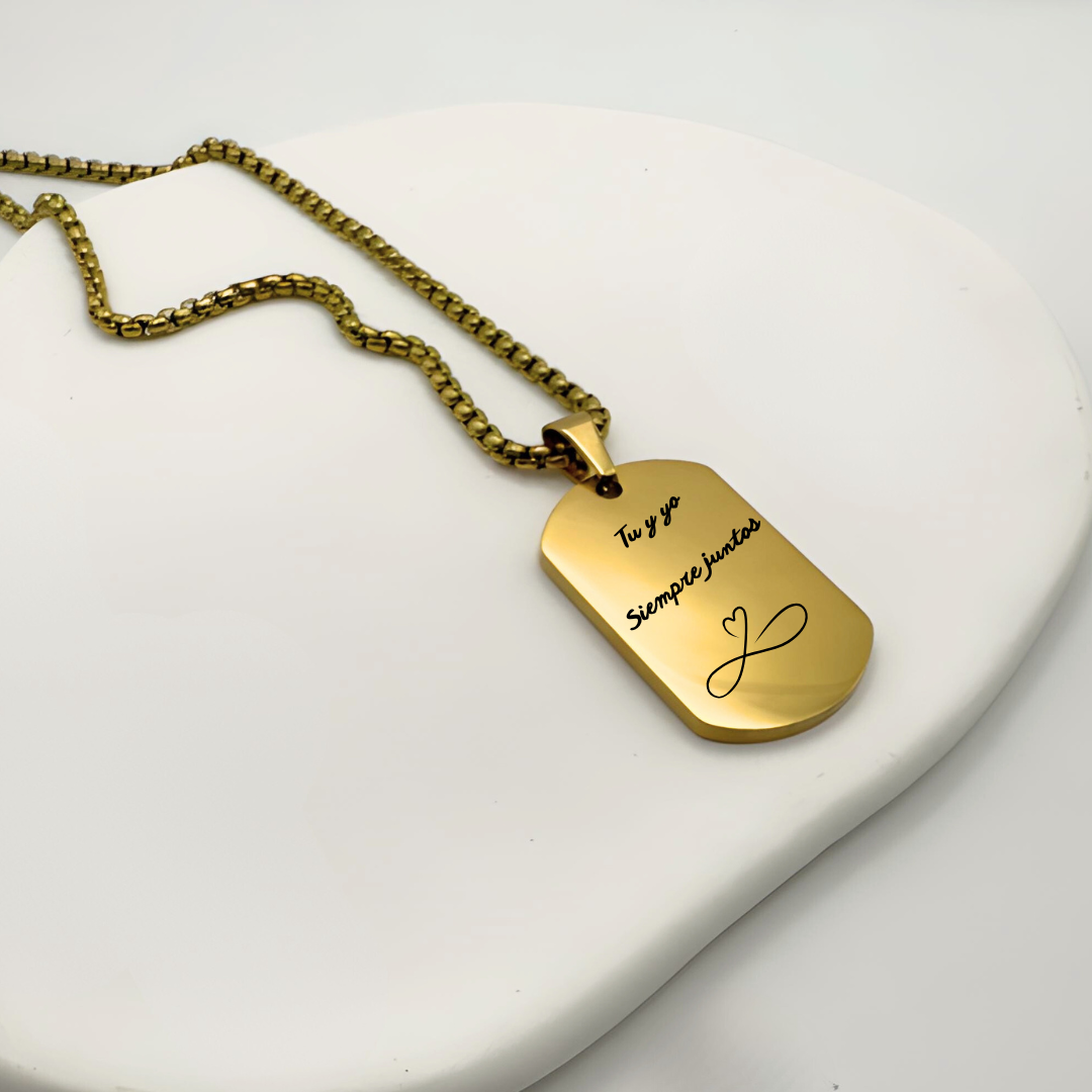 Collar Placa Personalizada