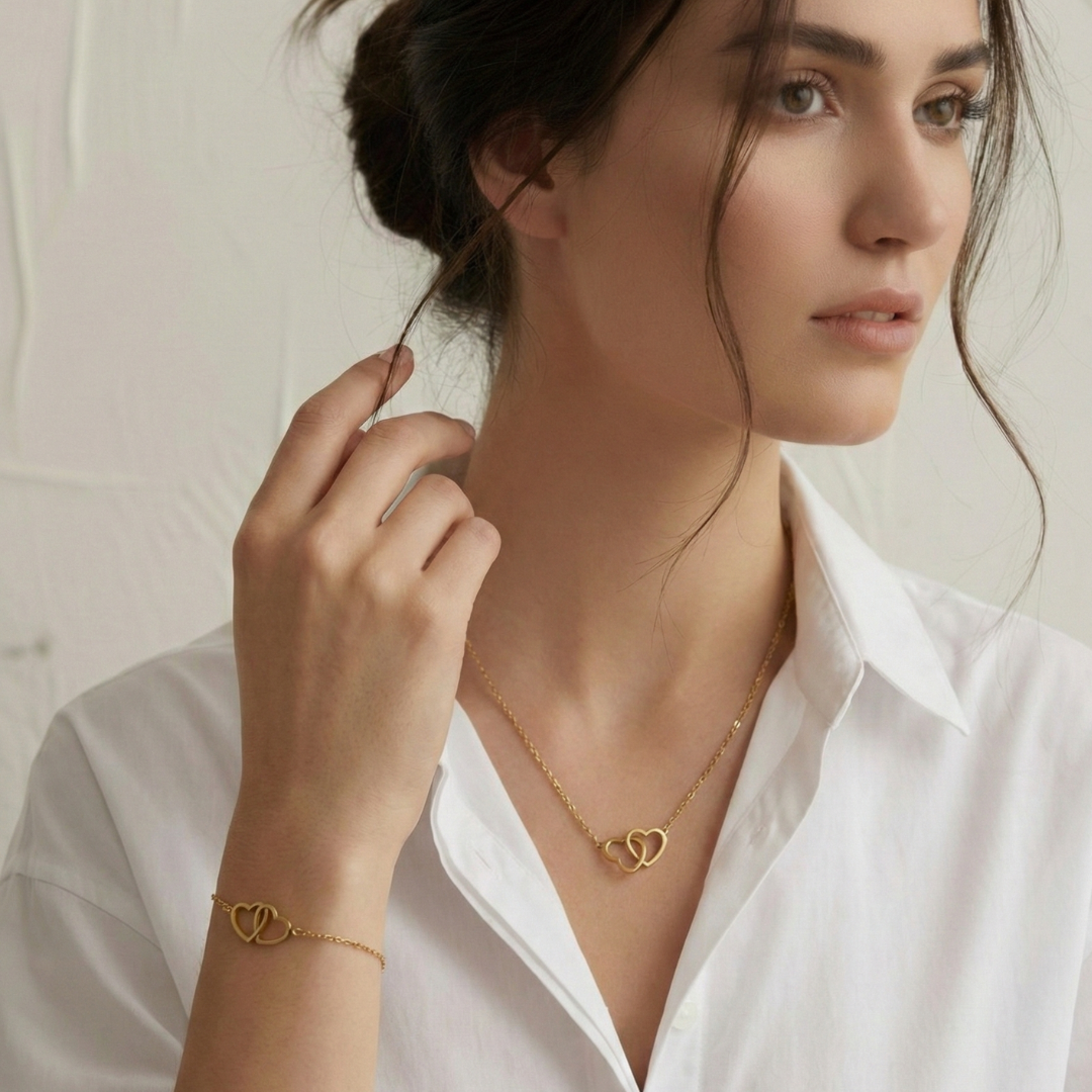 Conjunto Corazones Enlazados | Especial San Valentín