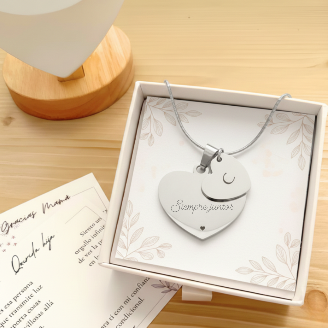 Collar Corazones Personalizados